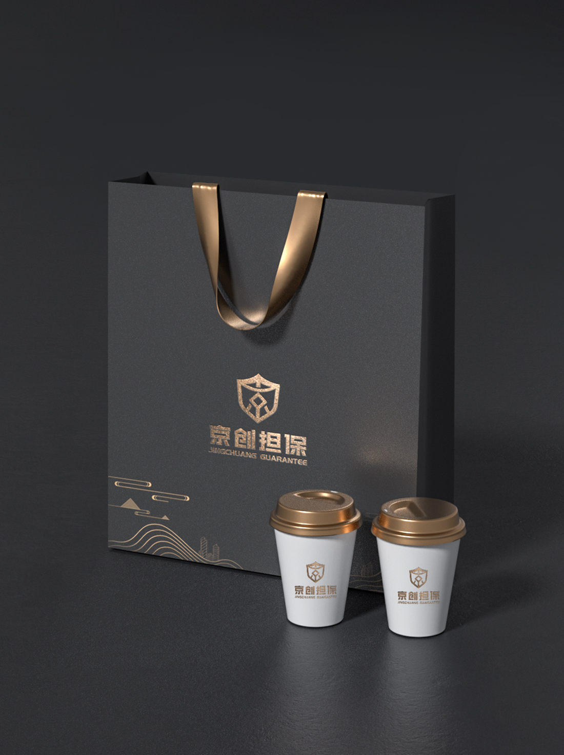 京創擔保LOGO設計案例